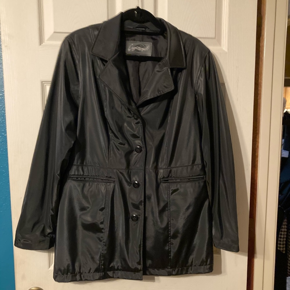Cyclone Black Rain Jacket Medium